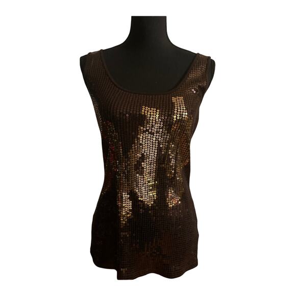 DKNYC Elevated Sequins Tank Top - Picture 1 of 6